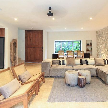 Elegant Boho Style Villa Jungle Views In Rooftop Deck & Outstanding Raw Pool In Holistika Tulum Kültér fotó