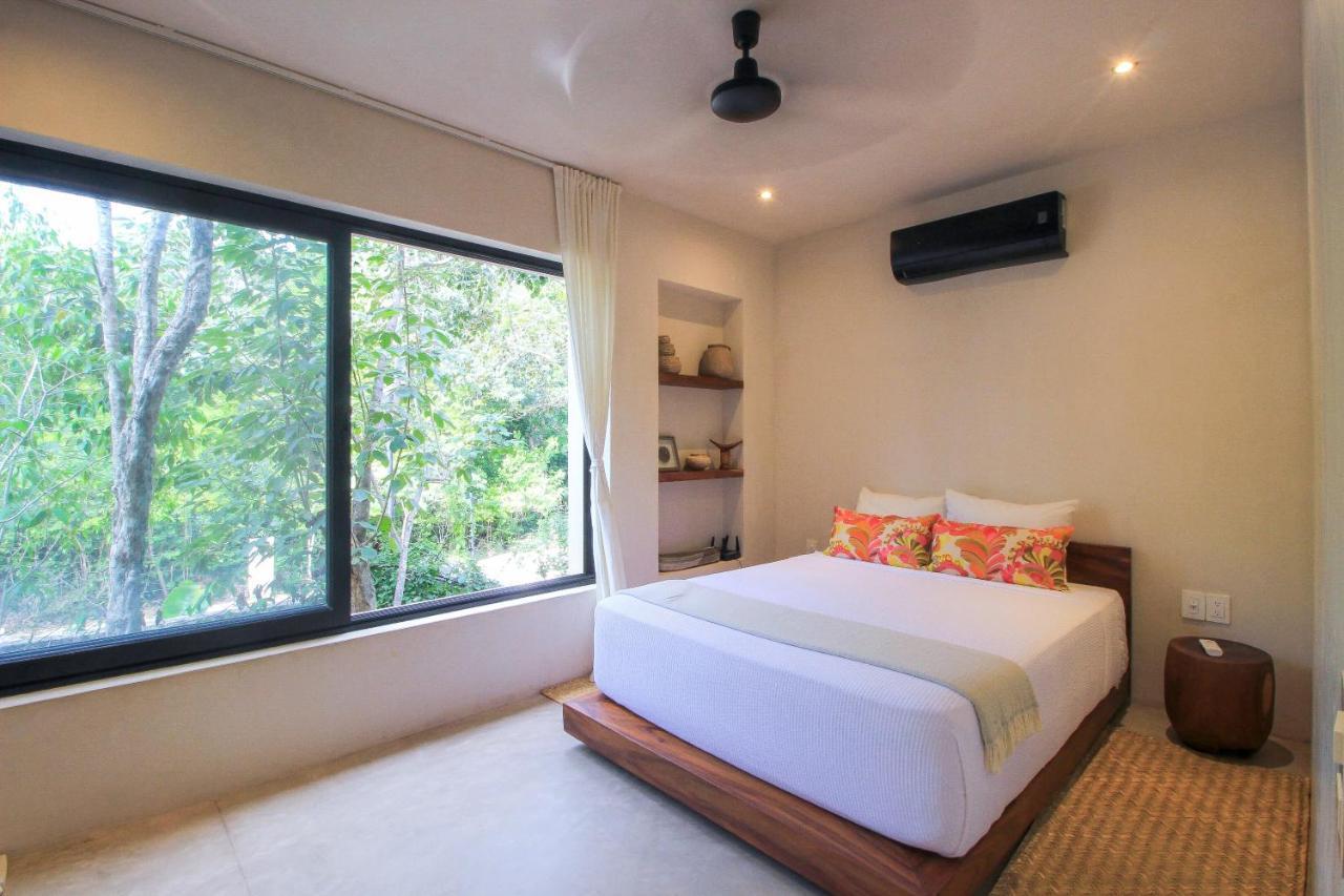 Elegant Boho Style Villa Jungle Views In Rooftop Deck & Outstanding Raw Pool In Holistika Tulum Kültér fotó