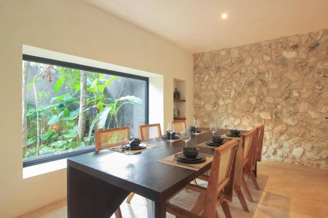 Elegant Boho Style Villa Jungle Views In Rooftop Deck & Outstanding Raw Pool In Holistika Tulum Kültér fotó